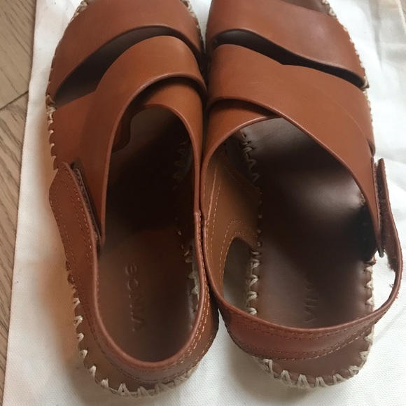 VINCE “Tenison” Leather Sandals - Picture 8 of 9